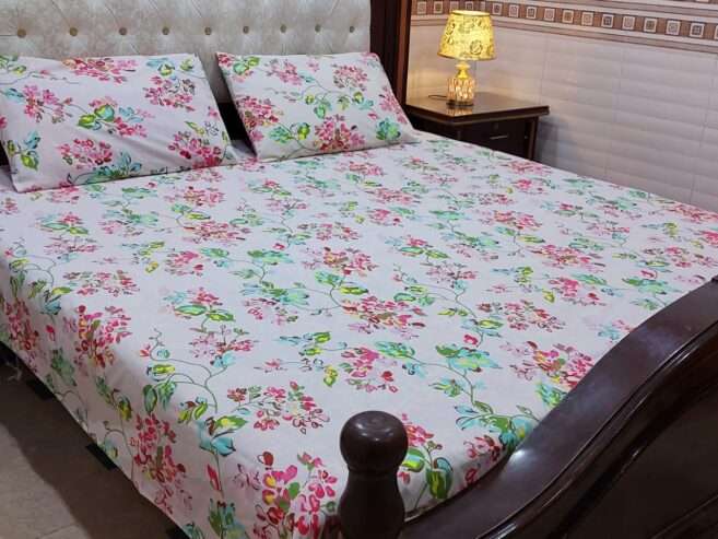 cotton king size bedsheet