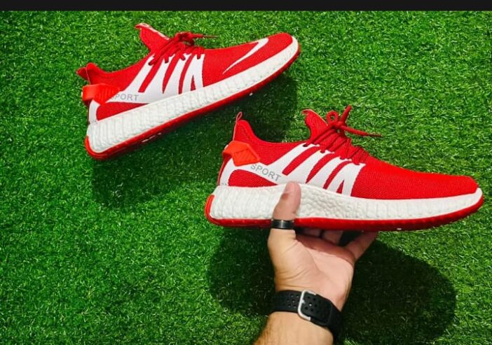 Red Imported Stretchable Shoes