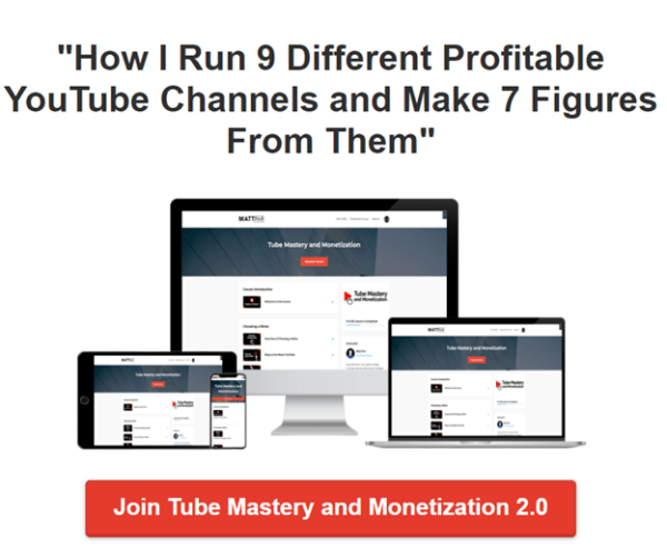 Tube Mastery and Monetization by Matt Par