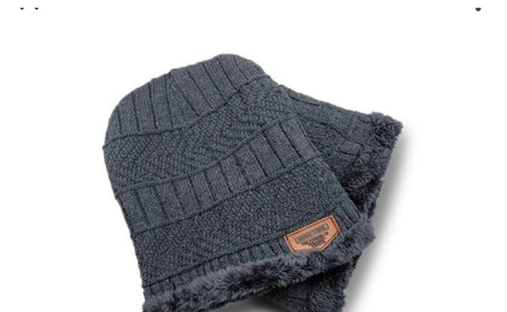 Wool Cap With Neck Warmer