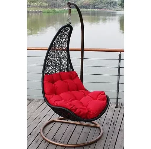 Outdoor Rattan Swing Sofas, Garden Park Terrace Patio Cane Jhoola Seat