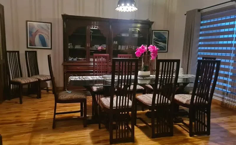 Beautiful Dining Table with 12 chairs
