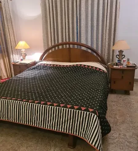 Beautiful wooden bed for sale with Celeste Mattress