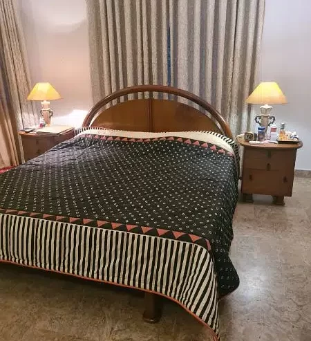 Beautiful wooden bed for sale with Celeste Mattress