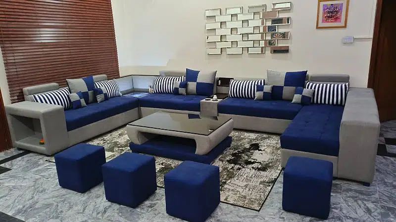 U shape sofa set 10000 per seart