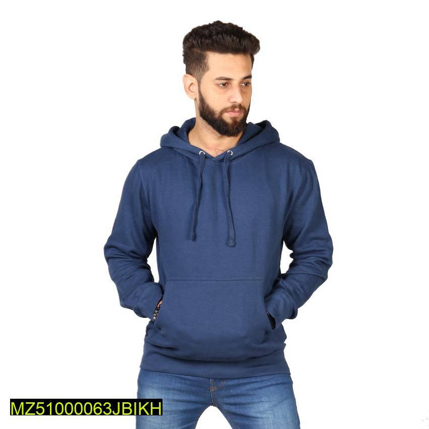 Men’s Fleece Plain Hoodie, Free Delivery All Pakistan