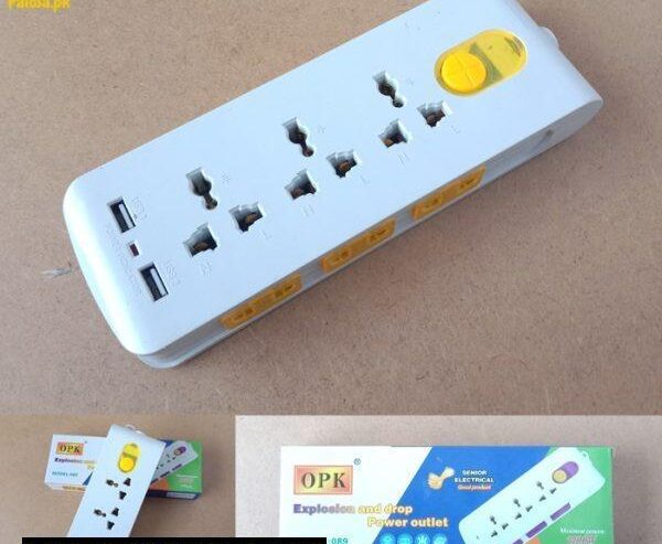 2 usb port and 9 sockets multi fungtional board