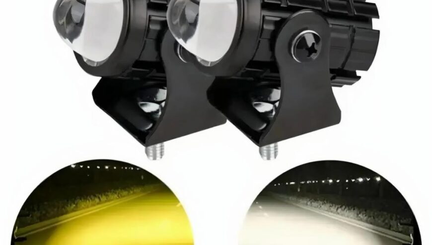 Dual color bike led foog light