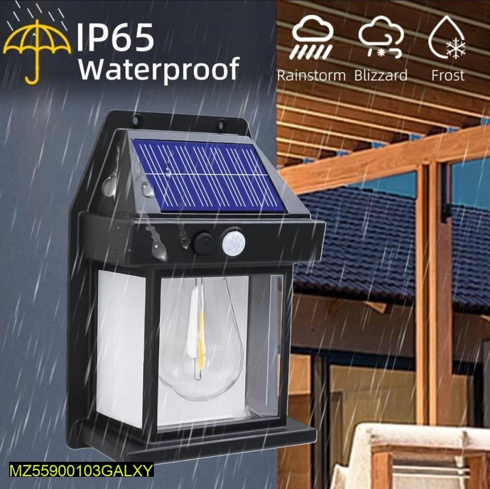 Soler motion sensor outdoor wall light