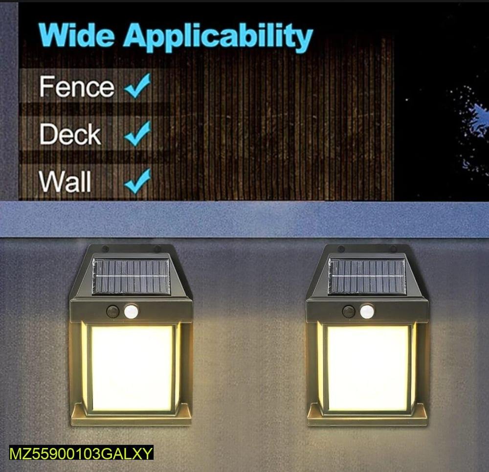 Soler motion sensor outdoor wall light