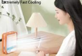 Portable USB Air Cooler Fan – 3-Speed, Rechargeable