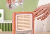 Portable USB Air Cooler Fan – 3-Speed, Rechargeable